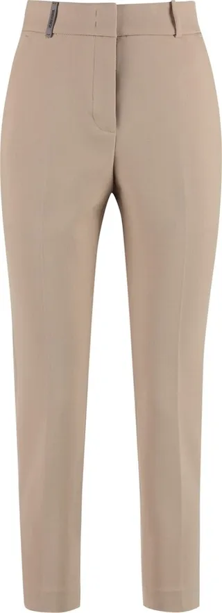 Straight-leg Trousers