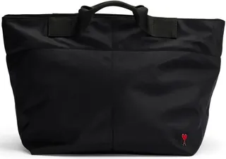 Black Ami De Coeur Monogram Tote Bag