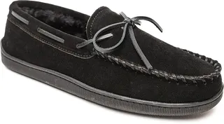 Minnetonka Pile Lined Hardsole Moccasin Slipper
