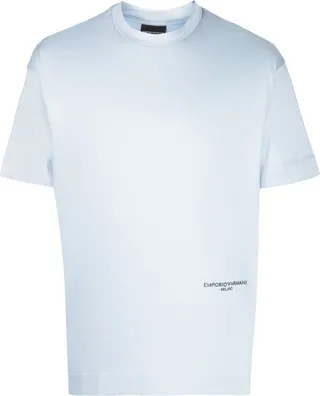 logo-print cotton T-shirt