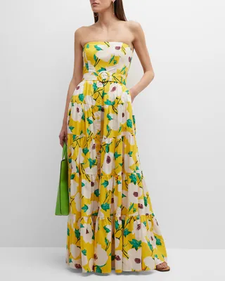 Regina Floral Tiered Maxi Dress