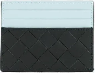 Bottega Veneta Two-Tone Woven Cardholder