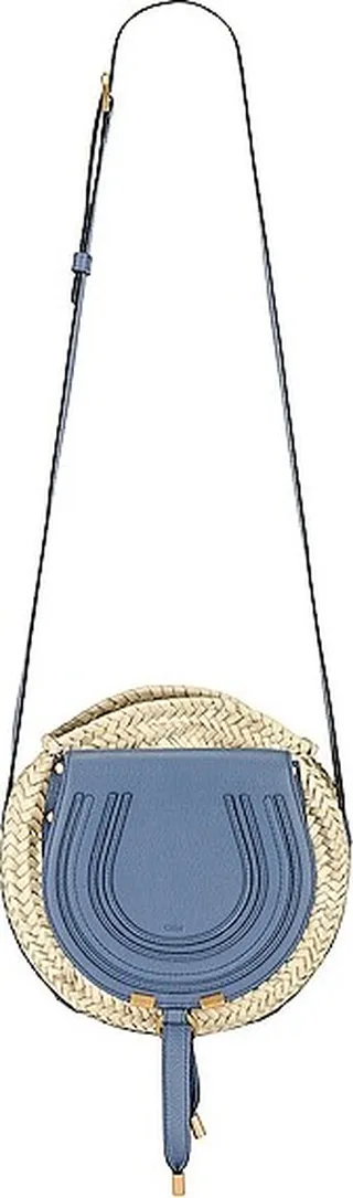Chloe Marcie Saddle Bag in Blue