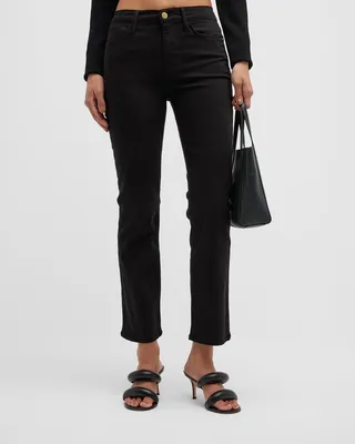 Le High Straight-Leg Cropped Jeans