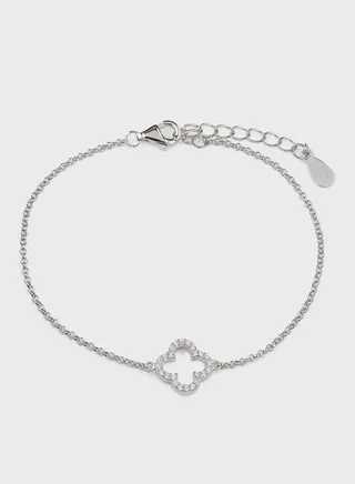 Contour Clover Bracelet