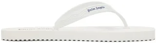Palm Angels White Flip Flop Sandals
