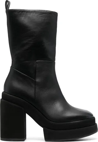 Platform Leather Boots