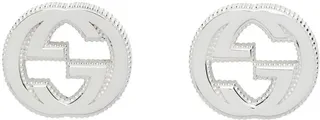 Gucci Silver Interlocking G Cufflinks