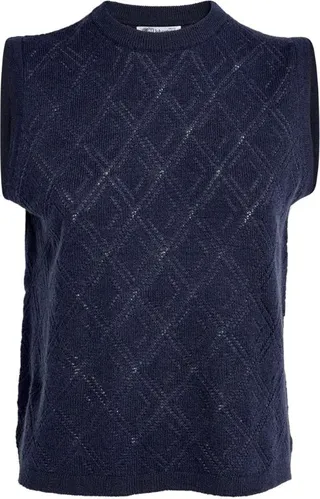 Johnstons Of Elgin Cashmere Diamond-Knit Tank Top