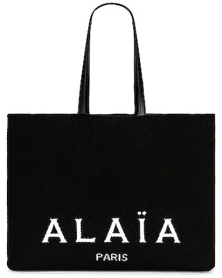ALAÏA Small Tote Bag in Black