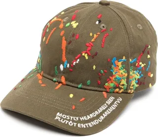 Embroidered-Logo Detail Baseball Cap