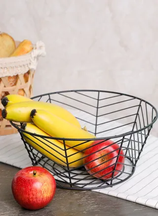 Vertex Black Fruit Basket