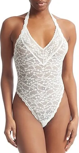 Hanky Panky I Do Shimmer Teddy Bodysuit