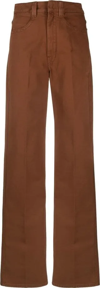 High-Waist Wide-Leg Jeans