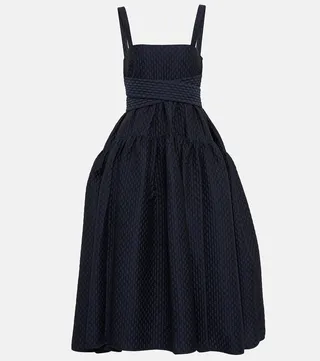 Johanna cotton-blend midi dress