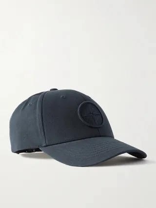 Logo-Embroidered Cotton-Canvas Baseball Cap