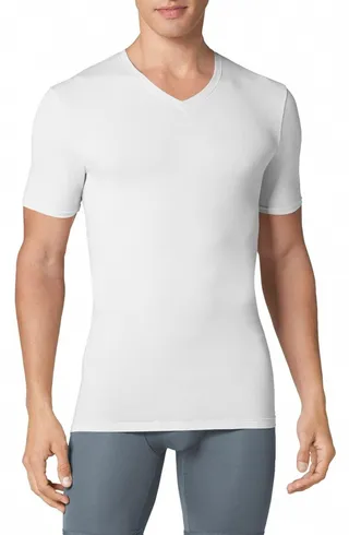 Second Skin High V-Neck Undershirt