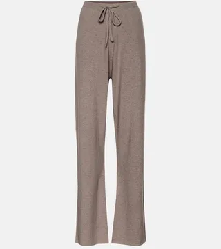 N°142 Run cashmere-blend sweatpants