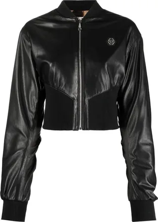 Leather Bomber Jacket