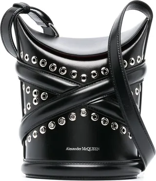 The Curve studded crossbody bag
