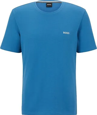 Cotton-Blend Pajama T-Shirt With Embroidered Logo