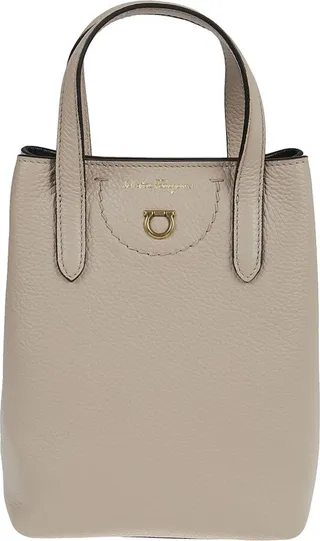 Salvatore Ferragamo Logo Printed Tote Bag