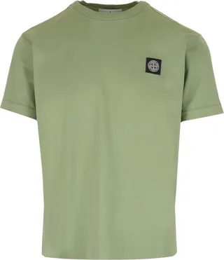 Stone Island Logo Patch Crewneck T-Shirt