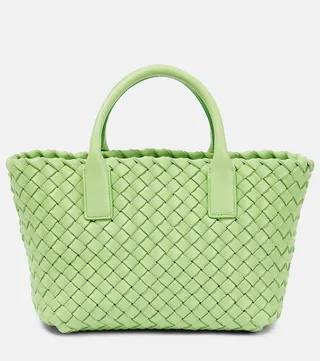 Cabat Mini leather tote bag