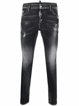 Distressed-Effect Skinny Jeans