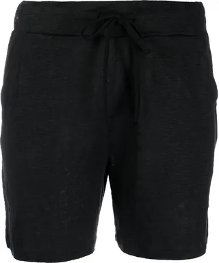 Drawstring Linen Shorts