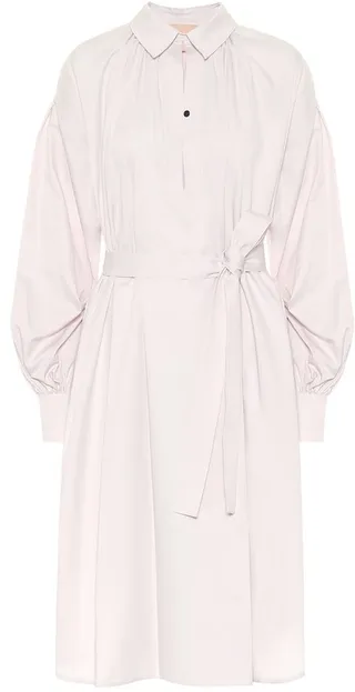 Simina cotton-poplin shirt dress