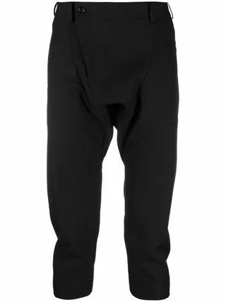 Cropped Tailored Trousers