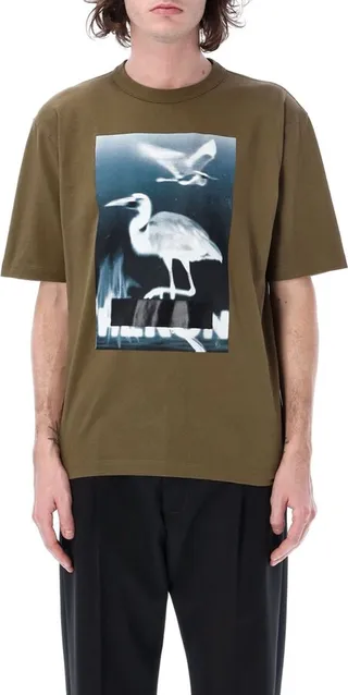 Heron Preston Graphic Printed Crewneck T-Shirt