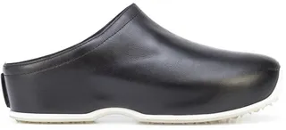 Two-Tone Leather Trainers