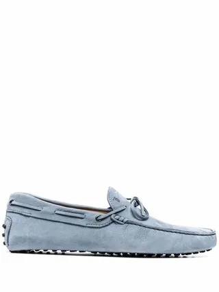 Gommino suede loafers