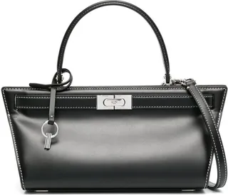 TORY BURCH- Cat Eye Leather Tote Bag