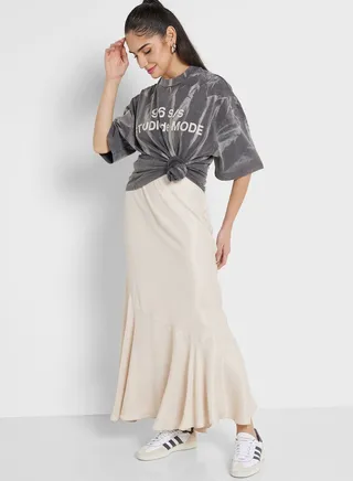 High Waist Maxi Skirt