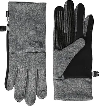 The North Face Etip Recycled Gloves (TNF Medium Grey Heather) Extreme Cold Weather Gloves