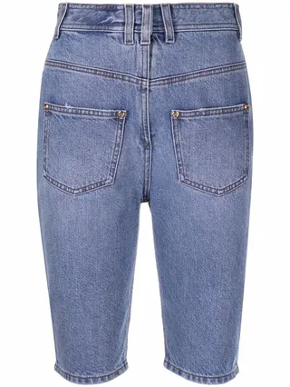 Back-To-Front Denim Shorts
