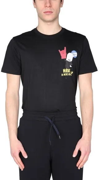PS Paul Smith Prinetd Crewneck T-Shirt