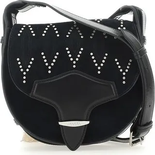 Isabel Marant Embellished Foldover Top Crossbody Bag