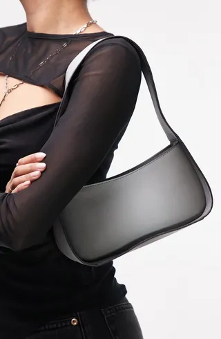 Shay Ombré Faux Leather Shoulder Bag