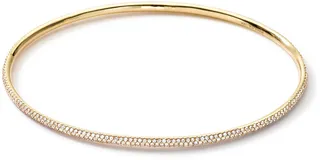 18k Gold Stardust Bangle with Diamonds