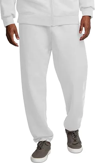 Fruit Of The Loom Men's Eversoft Fleece Sweatpants Joggers (White) Men's Clothing