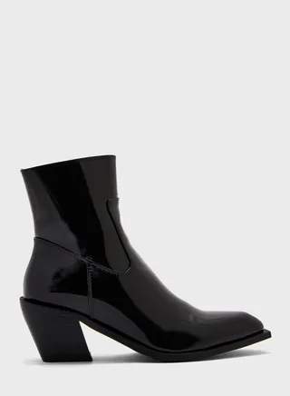 Patent Cowboy Boots