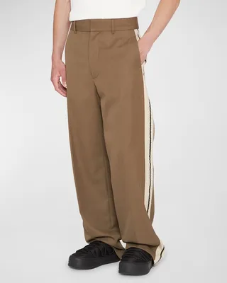 Men's Wool Suiting Track Pants