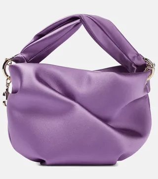 Bonny silk-blend satin handbag