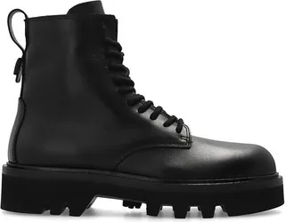 Furla Chunky Sole Lace-Up Boots