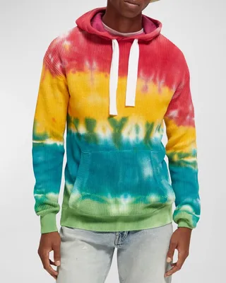 Men's Tie-Dye Knit Hoodie