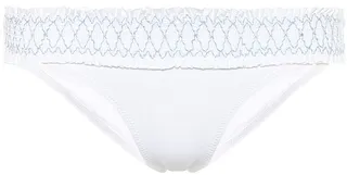Antilles smocked bikini bottoms